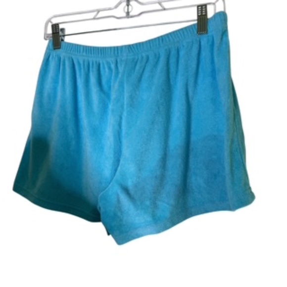 t Brand Turquoise Tube Top & Elastic Shorts Swimwear Coverup or Sleepwear Size L - Picture 6 of 6